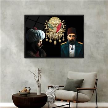 Alüminyum Çerçeveli Vatan Temalı Cam Tablo 021