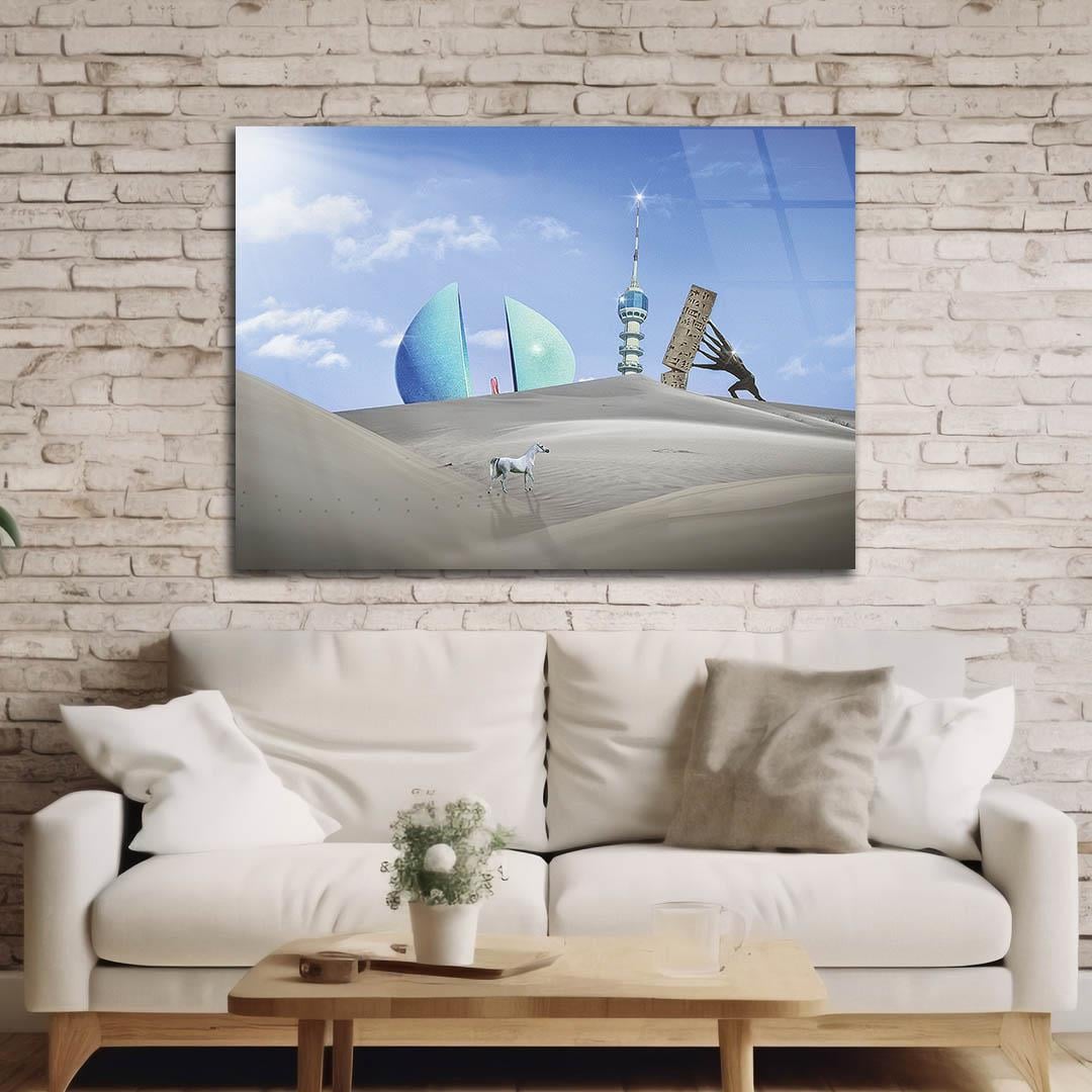 Tempered Glasss Wall Arts Art-Themed