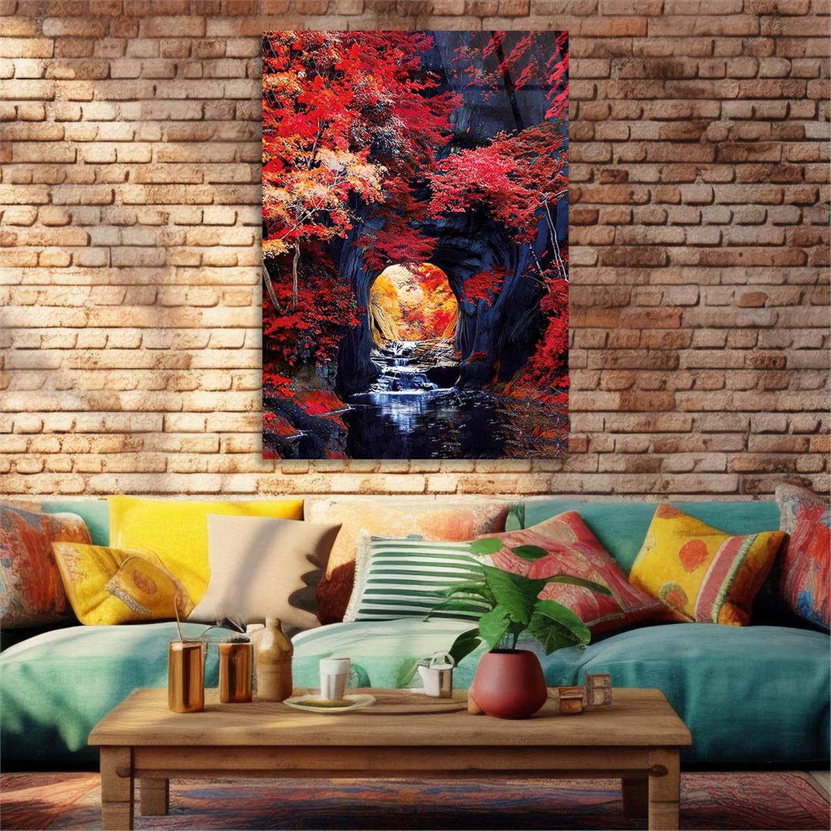 Tempered Glasss Wall Arts Art-Themed