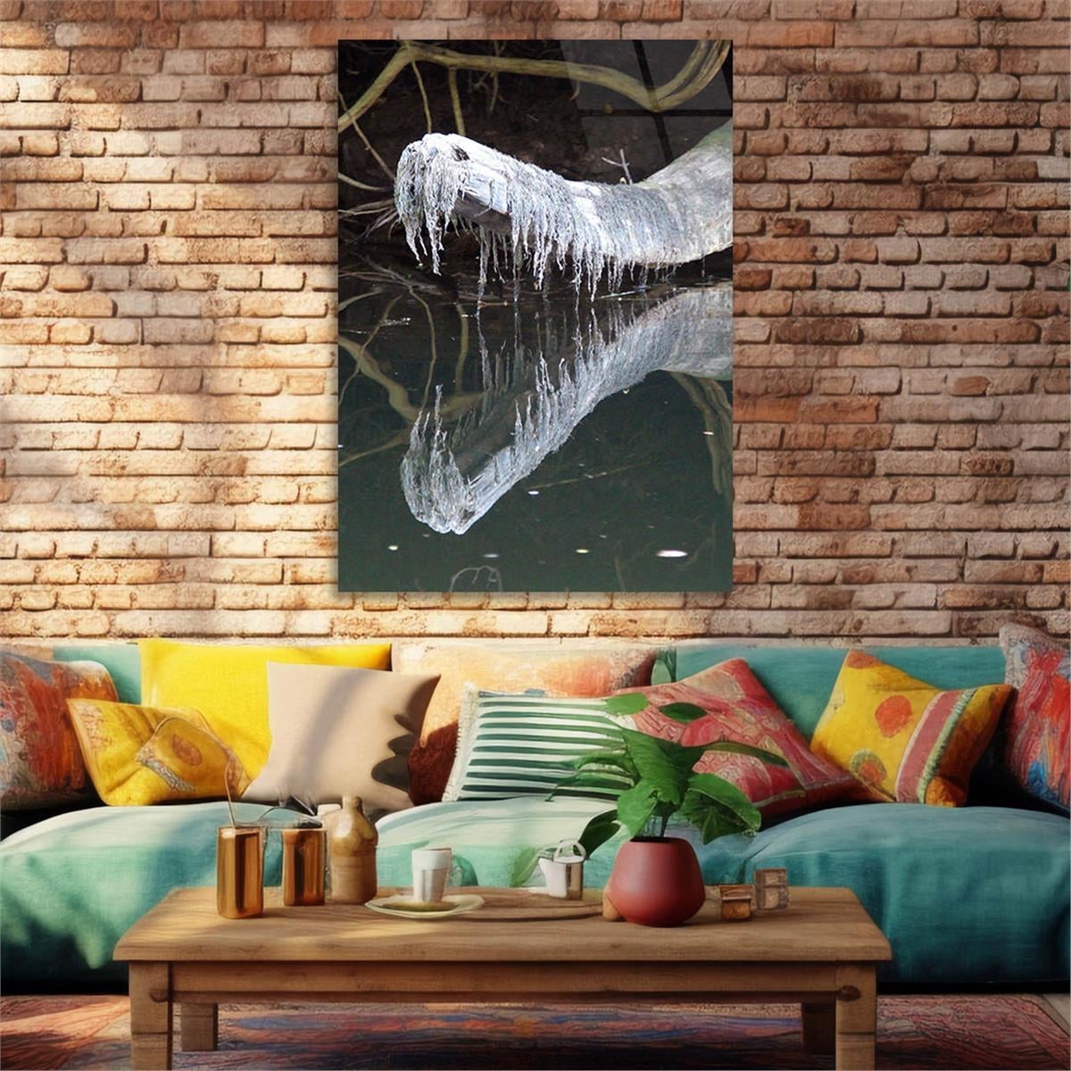 Tempered Glasss Wall Arts Art-Themed