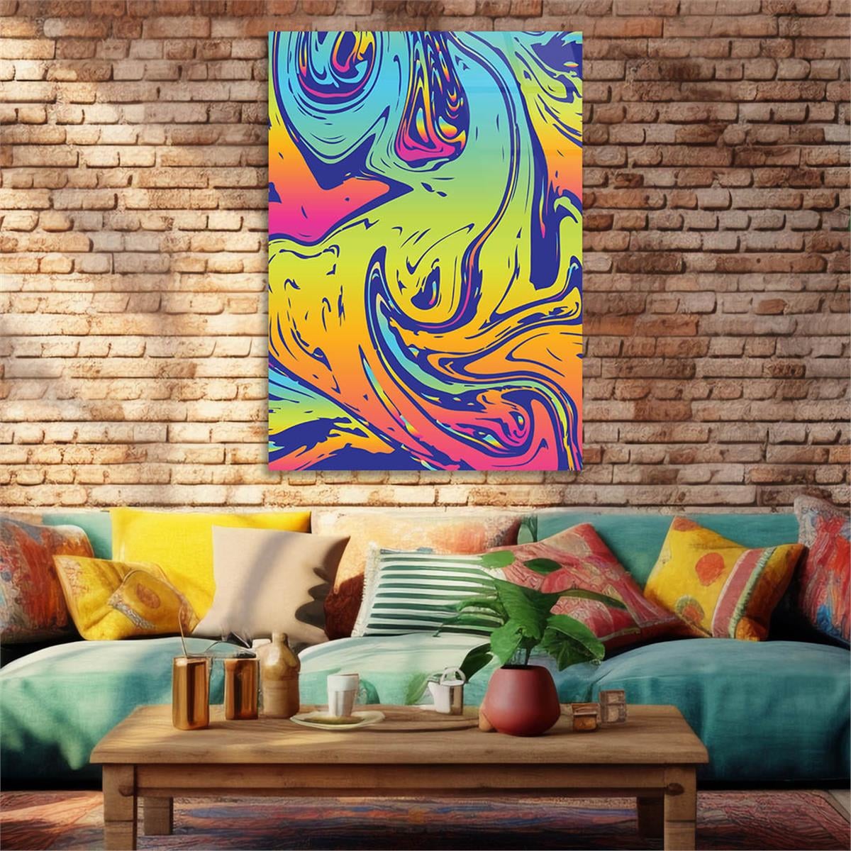 Tempered Glasss Wall Arts Art-Themed