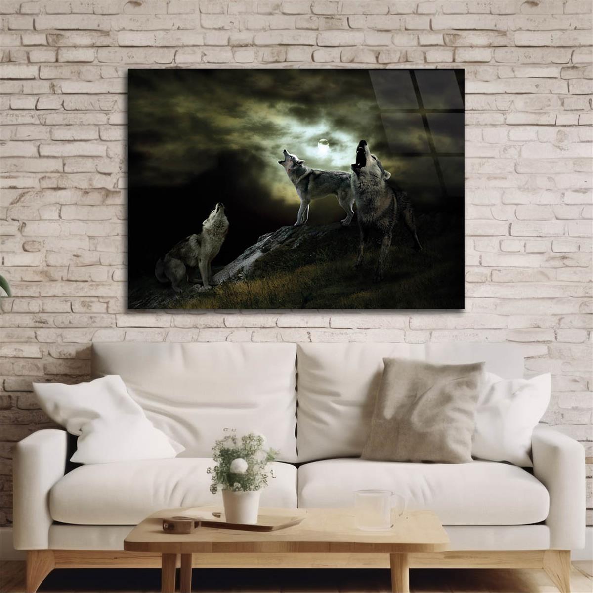 Tempered Glasss Wall Arts Natured-Themed