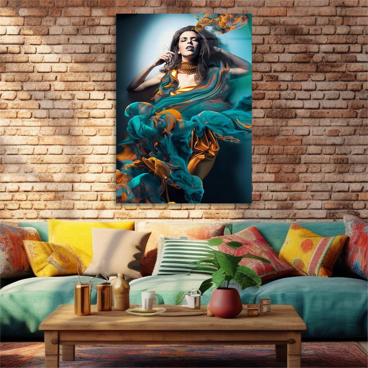 Tempered Glasss Wall Arts Art-Themed