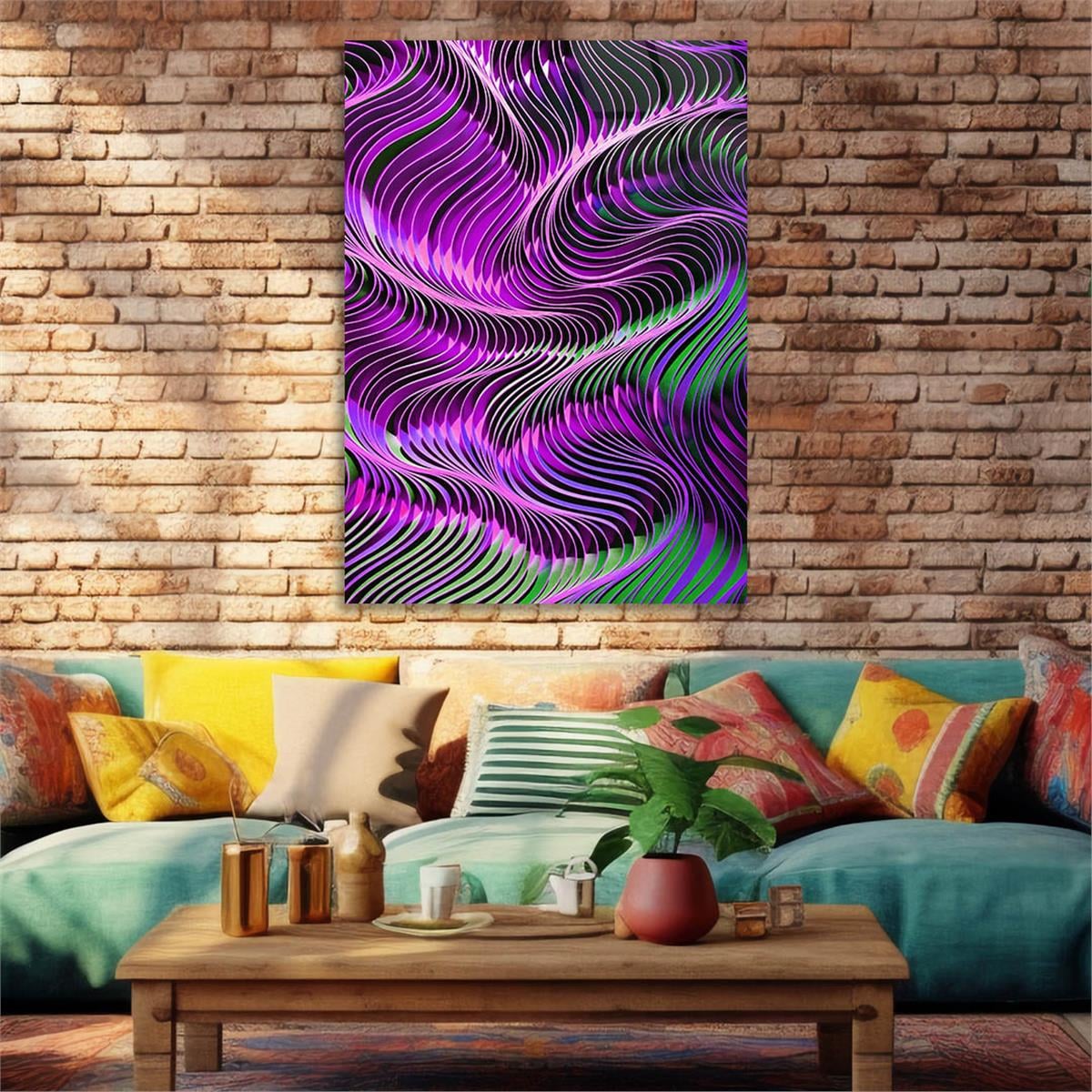 Tempered Glasss Wall Arts Art-Themed