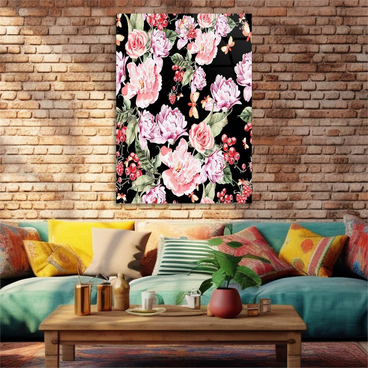 Tempered Glasss Wall Arts Art-Themed