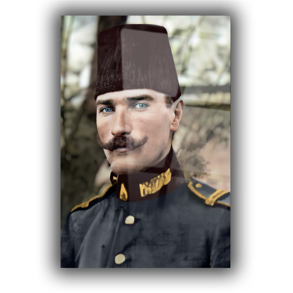 MUSTAFA KEMAL ATATÜRK GÖRSELLİ CAM TABLO