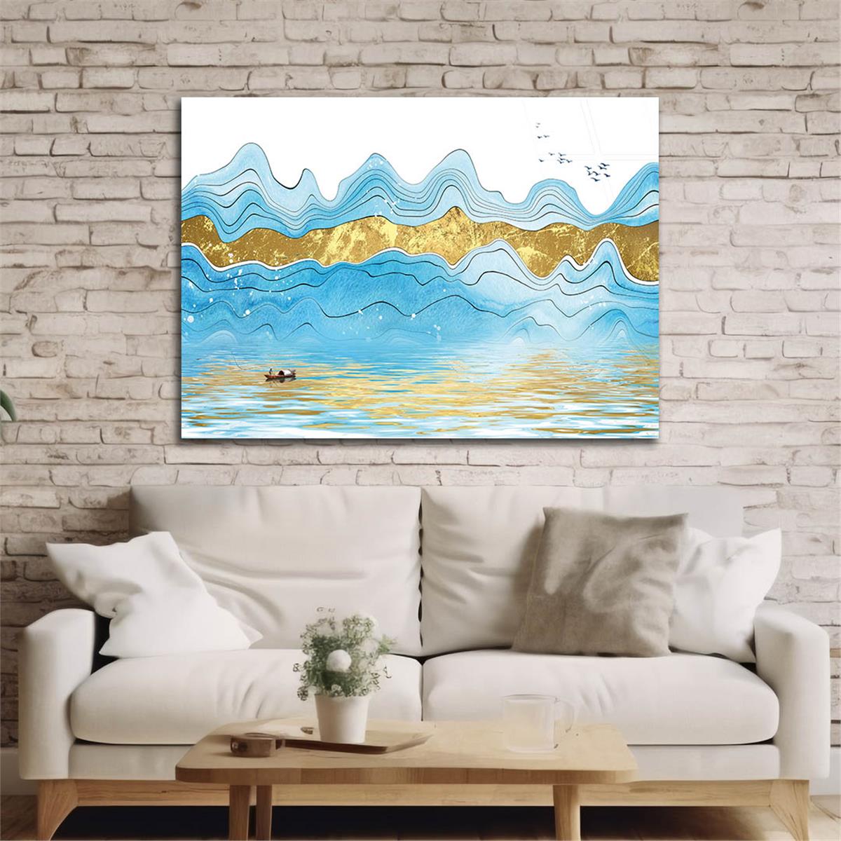 Yatay Sanat Temalı Cam Tablo 263