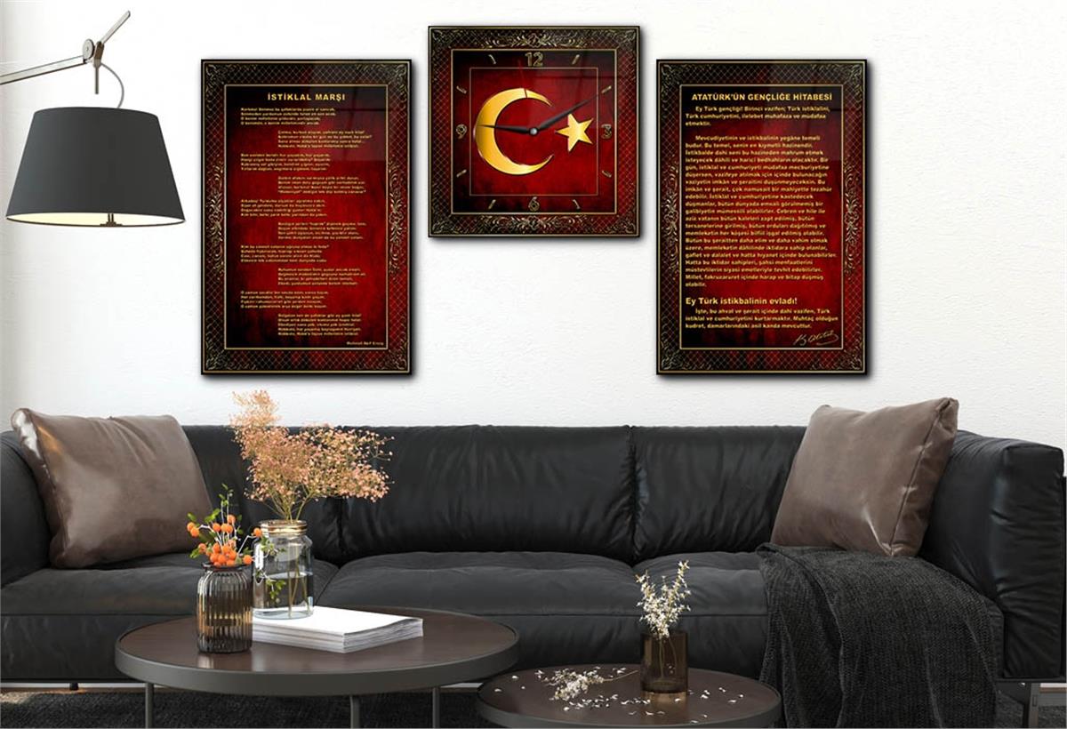 Vatan Temalı Saatli Set 051
