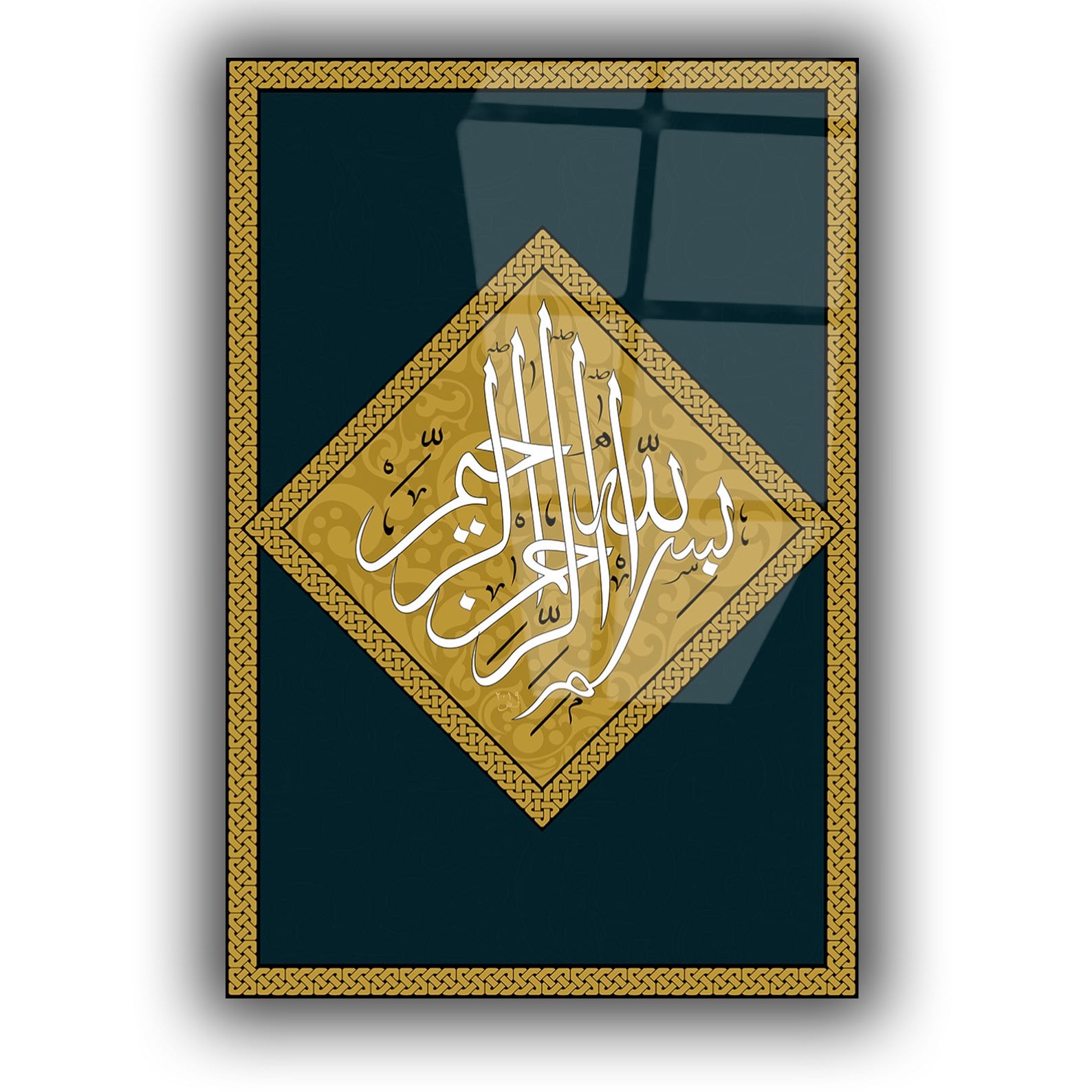 لوح زجاجي ديني