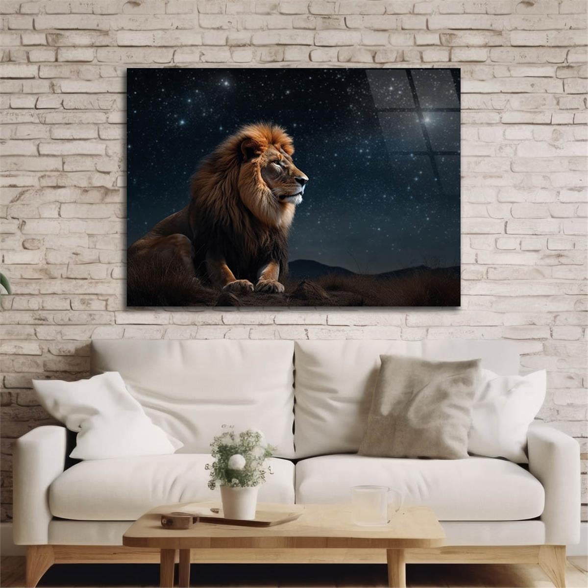 Horizontal Natured-Themed Tempered Glass Wall Art 290