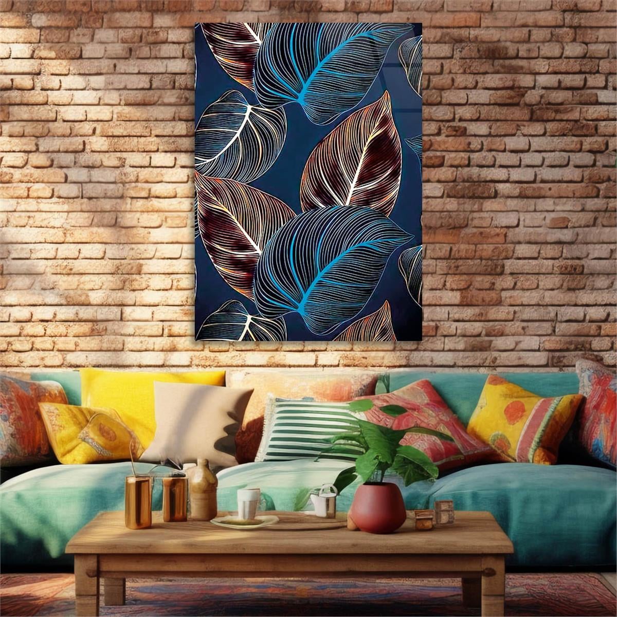 Tempered Glasss Wall Arts Art-Themed