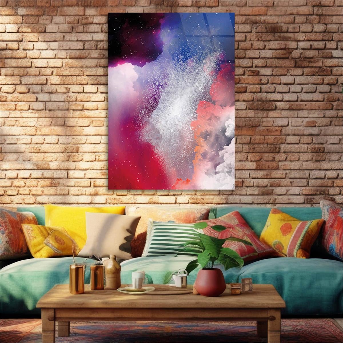 Tempered Glasss Wall Arts Art-Themed