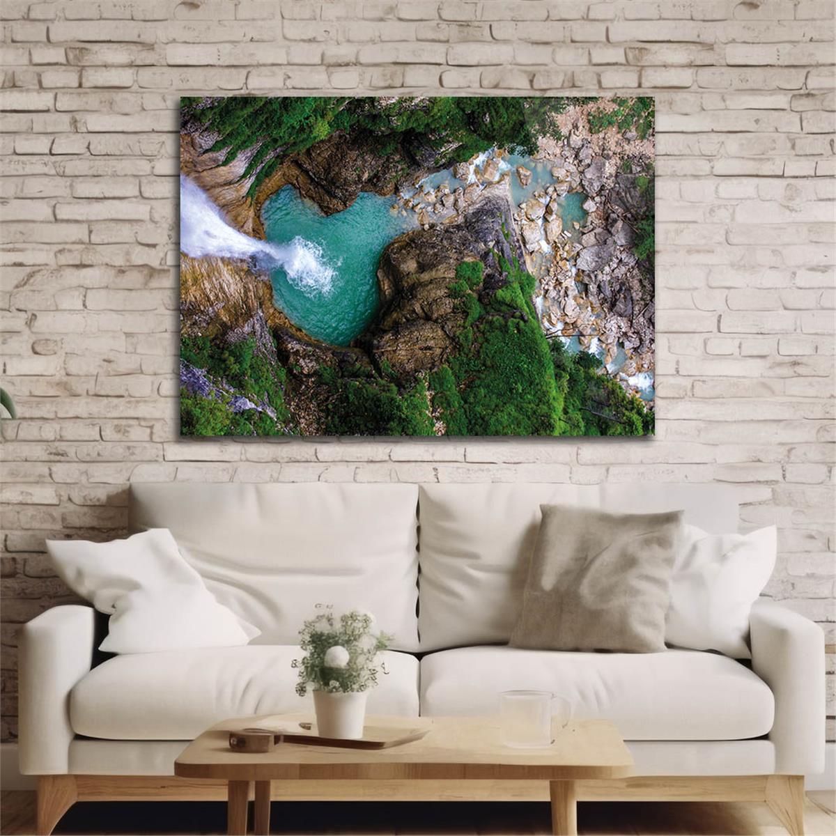 Tempered Glasss Wall Arts Natured-Themed