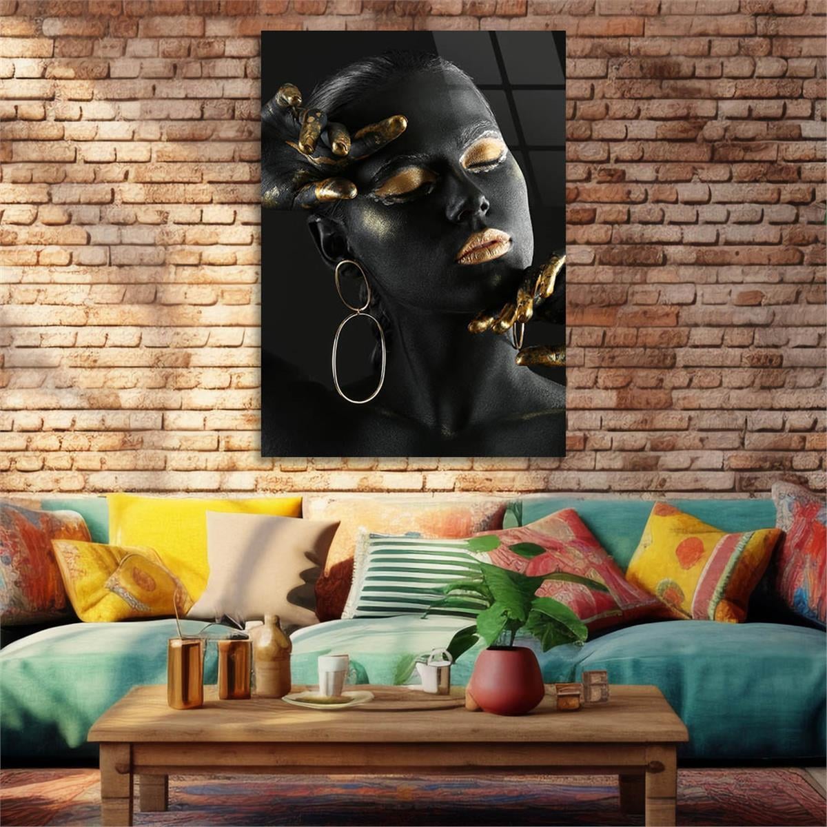 Tempered Glasss Wall Arts Art-Themed