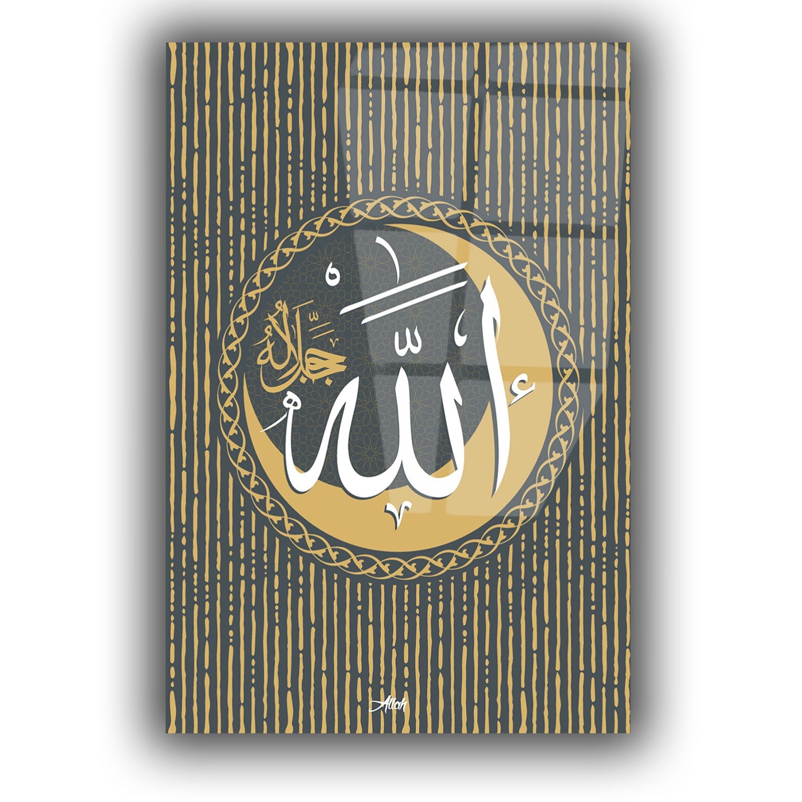 لوح زجاجي ديني
