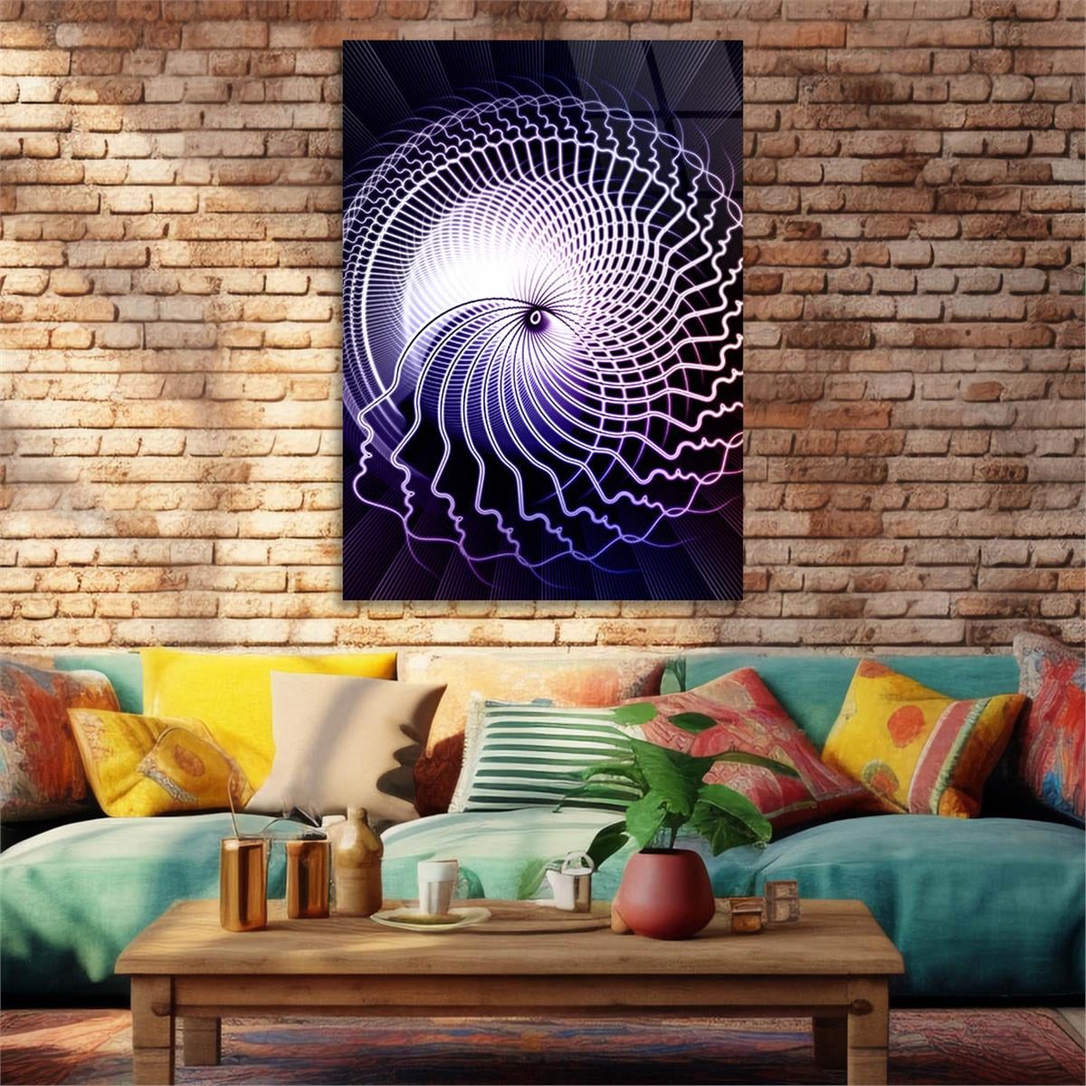 Tempered Glasss Wall Arts Art-Themed