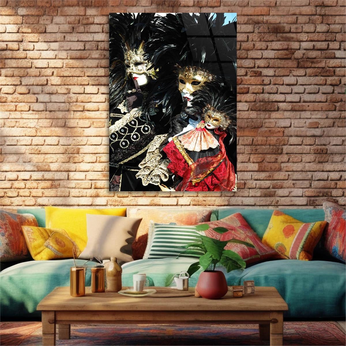 Tempered Glasss Wall Arts Art-Themed