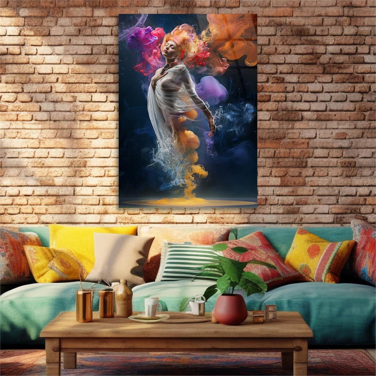 Tempered Glasss Wall Arts Art-Themed