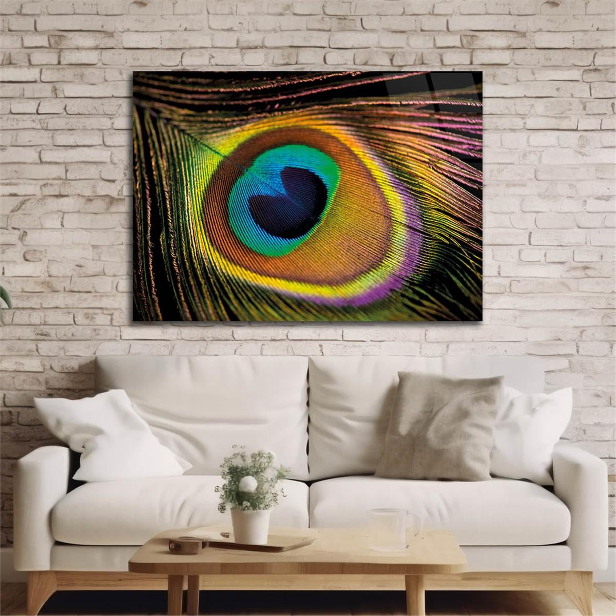 Horizontal Art-Themed Tempered Glass Wall Art 249