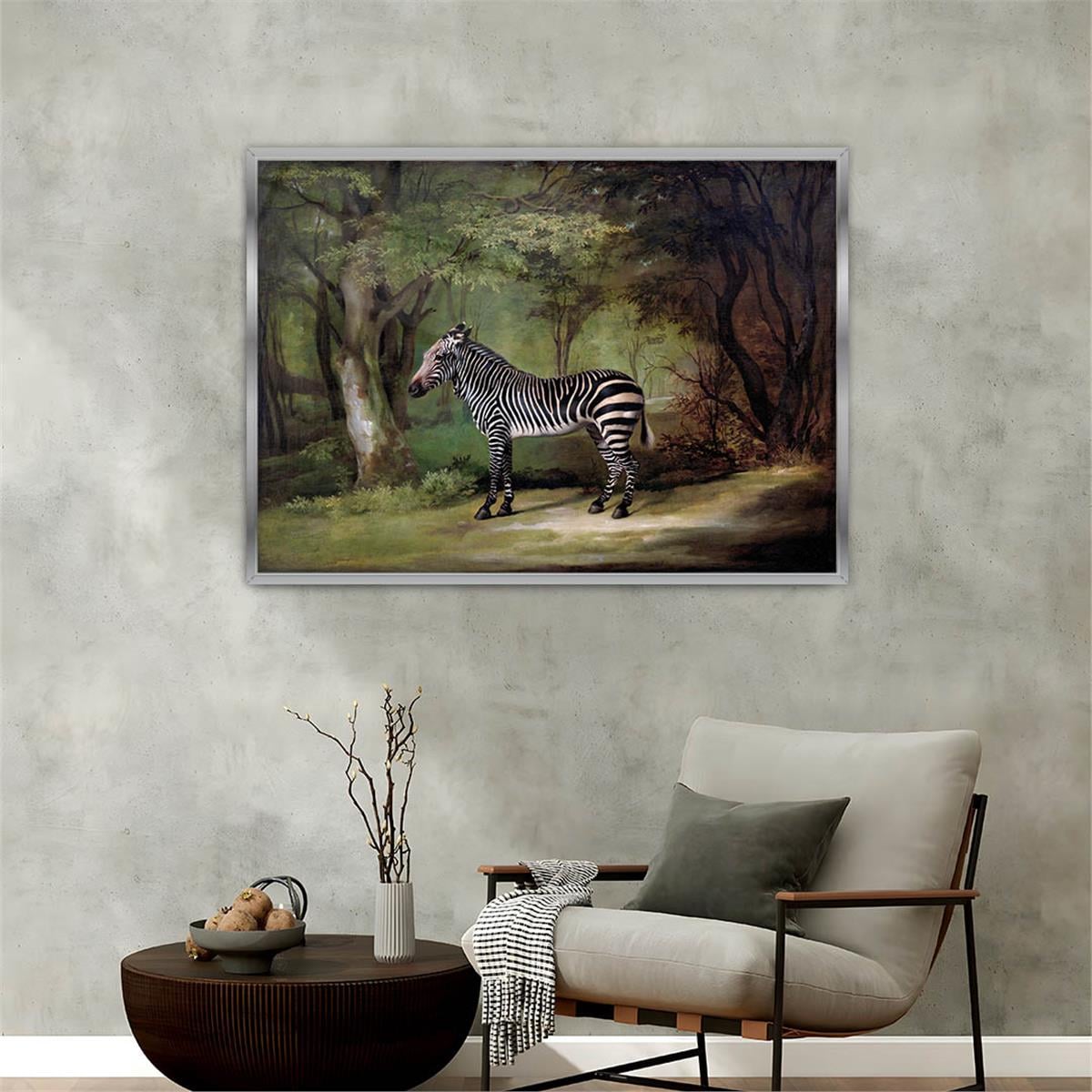 Aluminum-Framed Art-Themed Tempered Glass Wall Art 110