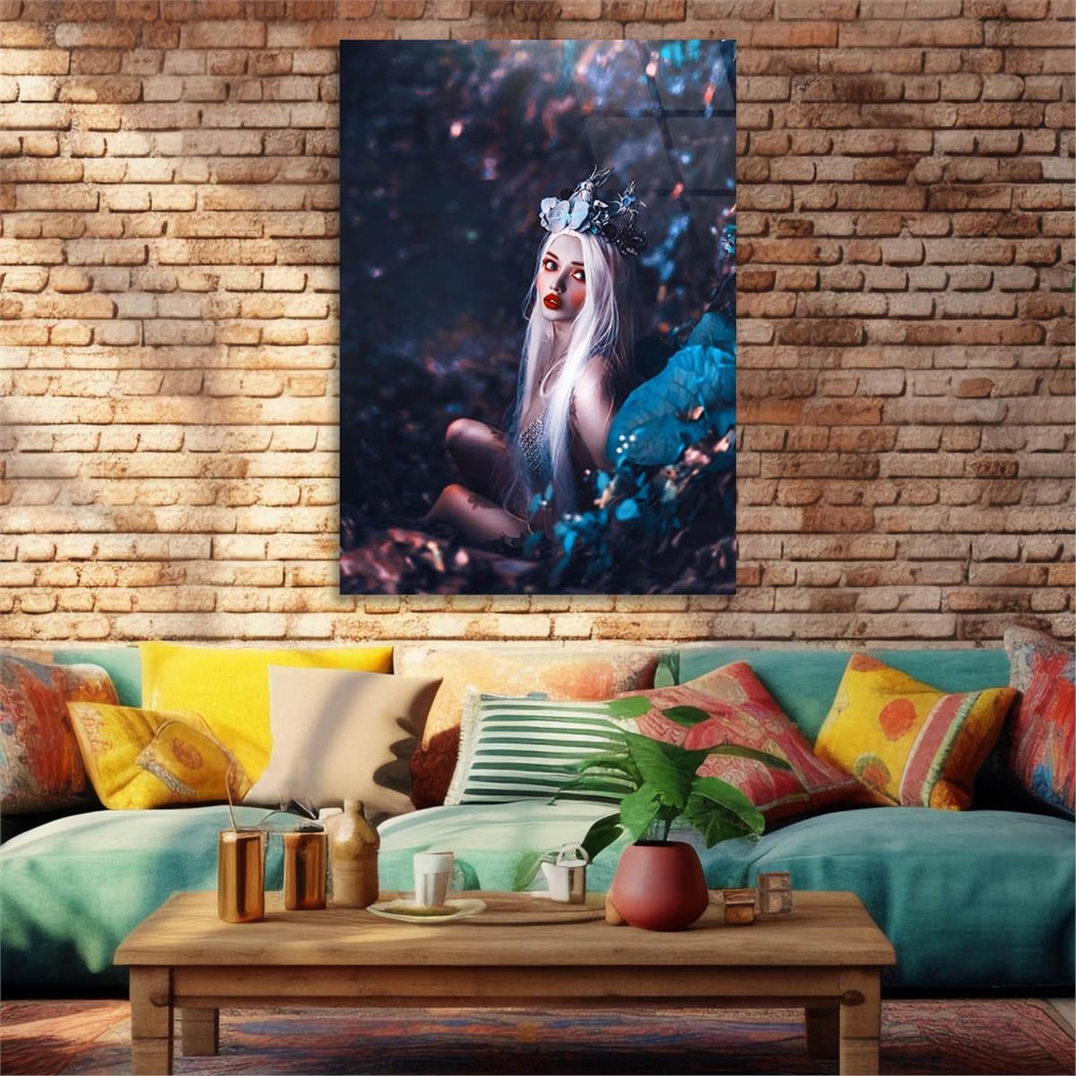 Tempered Glasss Wall Arts Art-Themed