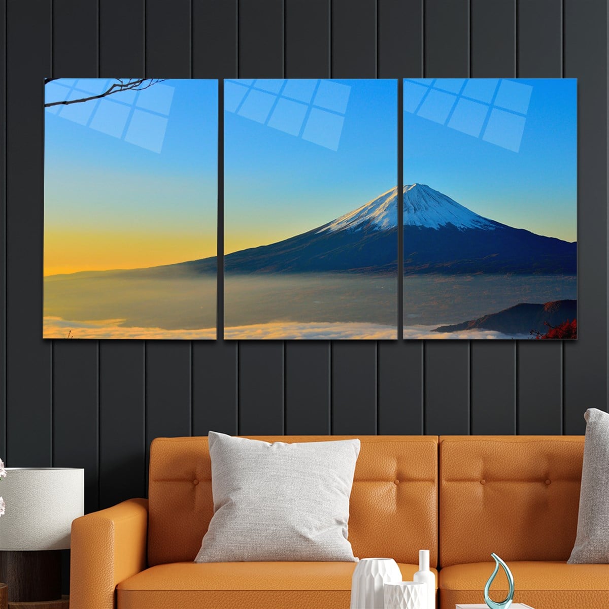 Tempered Glasss Wall Arts Art-Themed Set