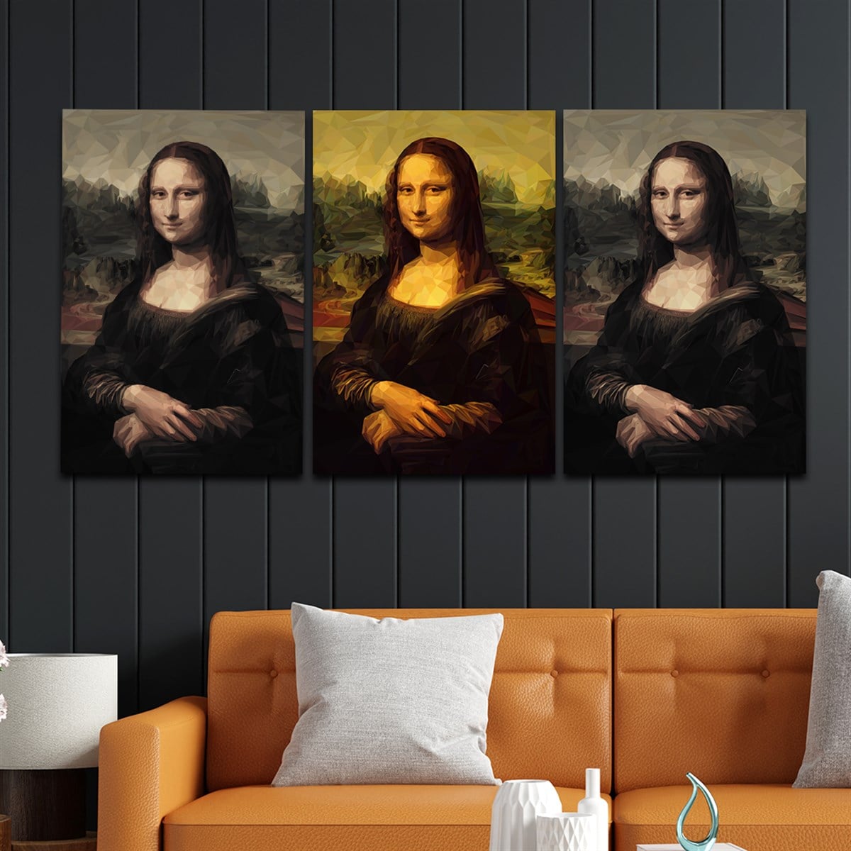 Tempered Glasss Wall Arts Art-Themed Set