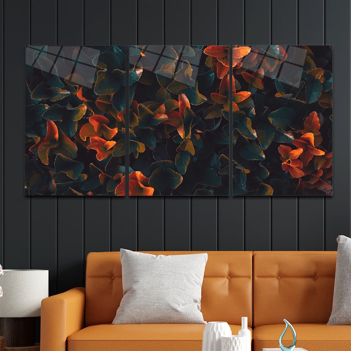 Tempered Glasss Wall Arts Art-Themed Set