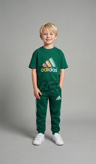 LUMIKIDS Markalı Baskılı 2 li set Yeşil