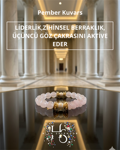 Rose Pearl – Pembe Kuvars & İnci Bileklik