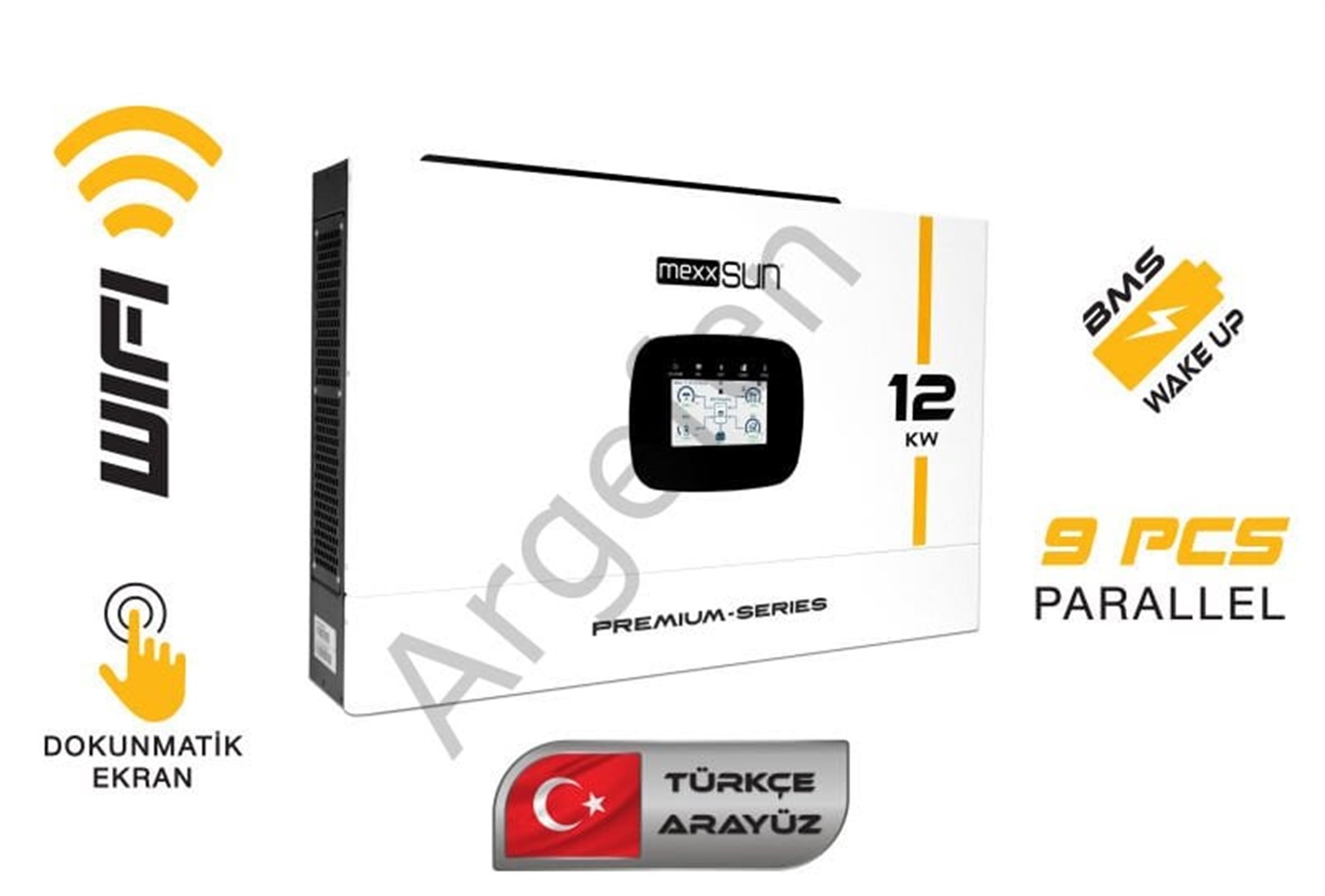 MEXXSUN PREMIUM HiBRiT 48V 12kW TAM SİNÜS AKILLI INVERTER