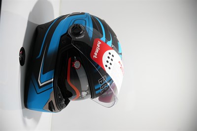 FULL FACE GÜNEŞ VİZÖRLÜ KASK MAVİ 