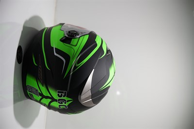 FULL FACE GÜNEŞ VİZÖRLÜ KASK YEŞİL 