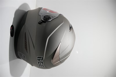 FULL FACE GÜNEŞ VİZÖRLÜ KASK GRİ