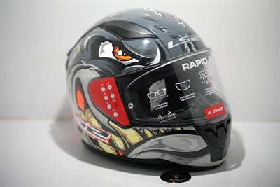 KURT DESENLİ FULL FACE KASK YUSUF AZİM
