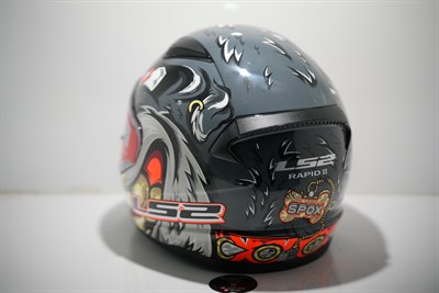KURT DESENLİ FULL FACE KASK YUSUF AZİM