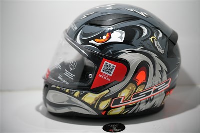 KURT DESENLİ FULL FACE KASK YUSUF AZİM