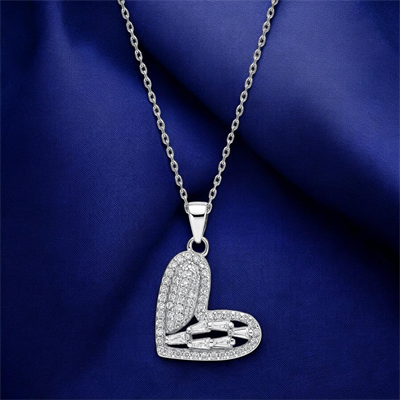 Servi 925 Ayar Gümüş Muse Heart Kolye