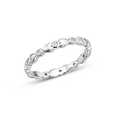 Servi 925 Ayar Gümüş Luna Love Yüzük