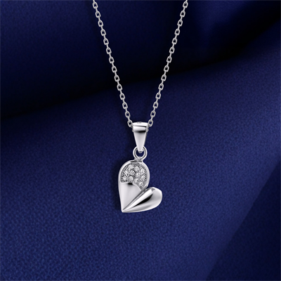 Servi 925 Ayar Gümüş Pure Heart Kolye