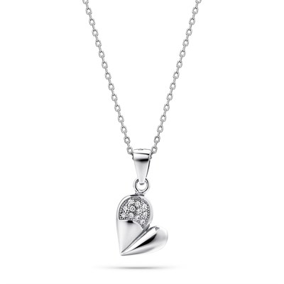 Servi 925 Ayar Gümüş Pure Heart Kolye