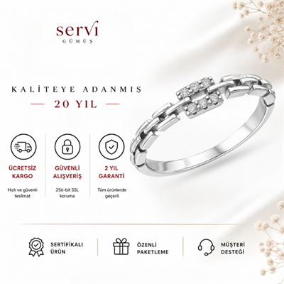 Servi 925 Ayar Alessa Yüzük