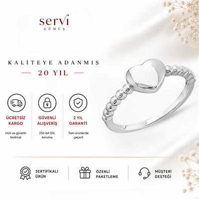 Servi 925 Ayar Amora Yüzük