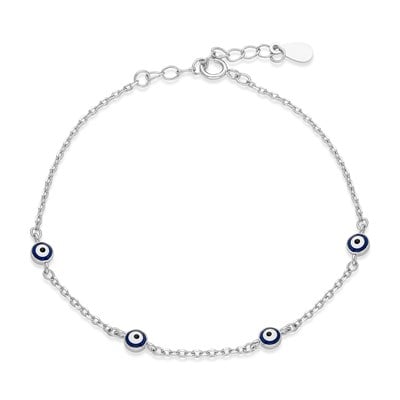 Servi 925 Ayar Blue Charm Bileklik