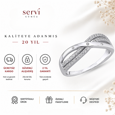 Servi 925 Ayar Harmony Yüzük