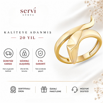 Servi 925 Ayar Linea Yüzük