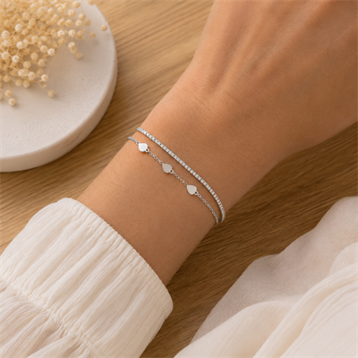 Servi 925 Ayar Love Chain Bileklik