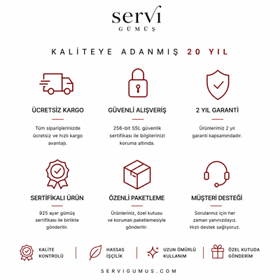 Servi Teardrop Küpe
