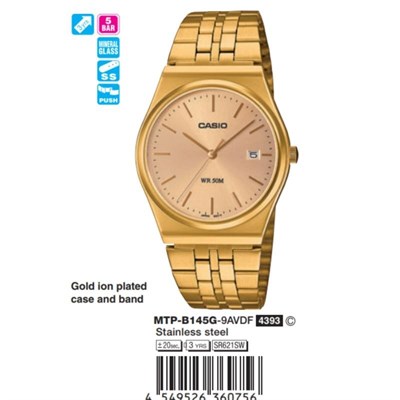 Casio Klasik MTP-B145G-9AVDF Erkek Kol Saati