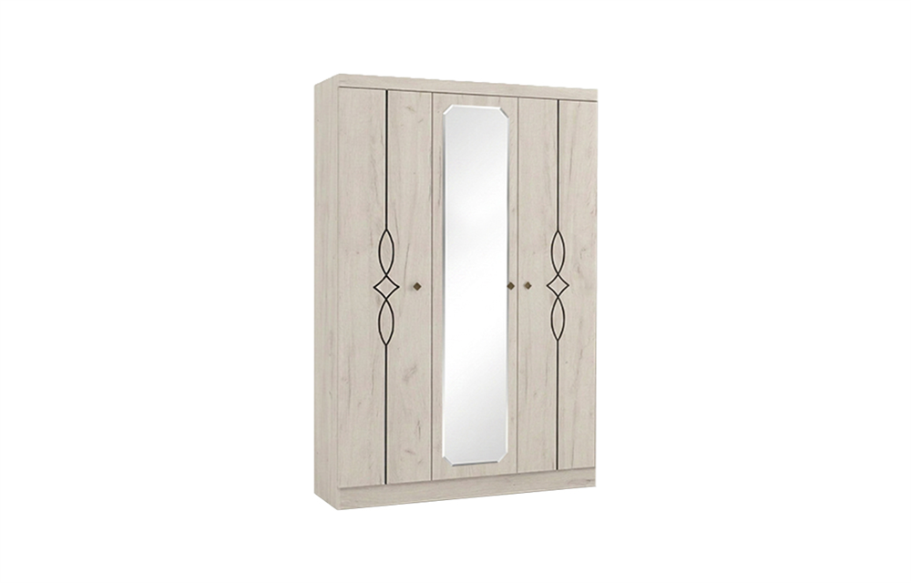 Fırat 3 Qapılı Dolab (Ağ)